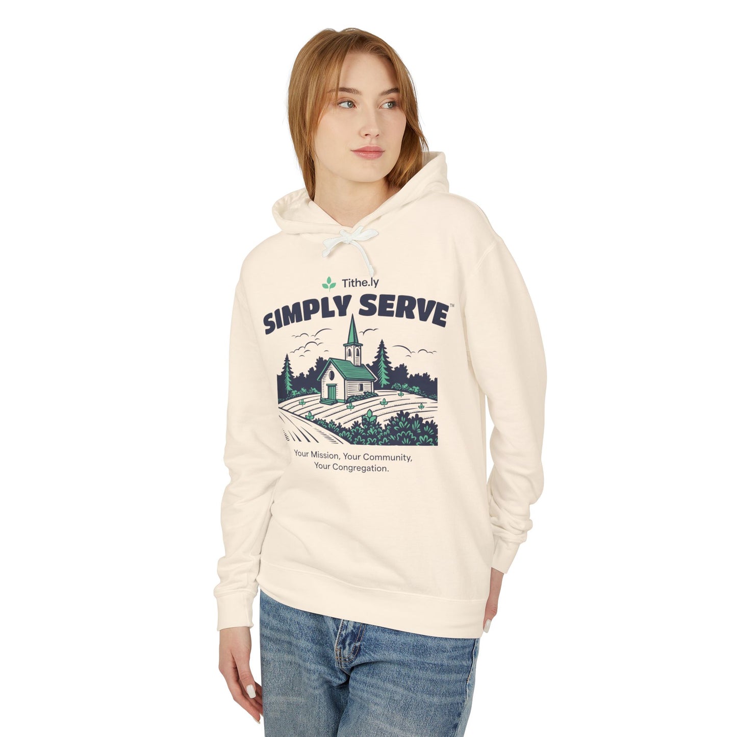 Simply Serve Lightweight Hoodie