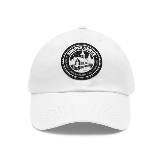 Dad Hat with Leather Patch