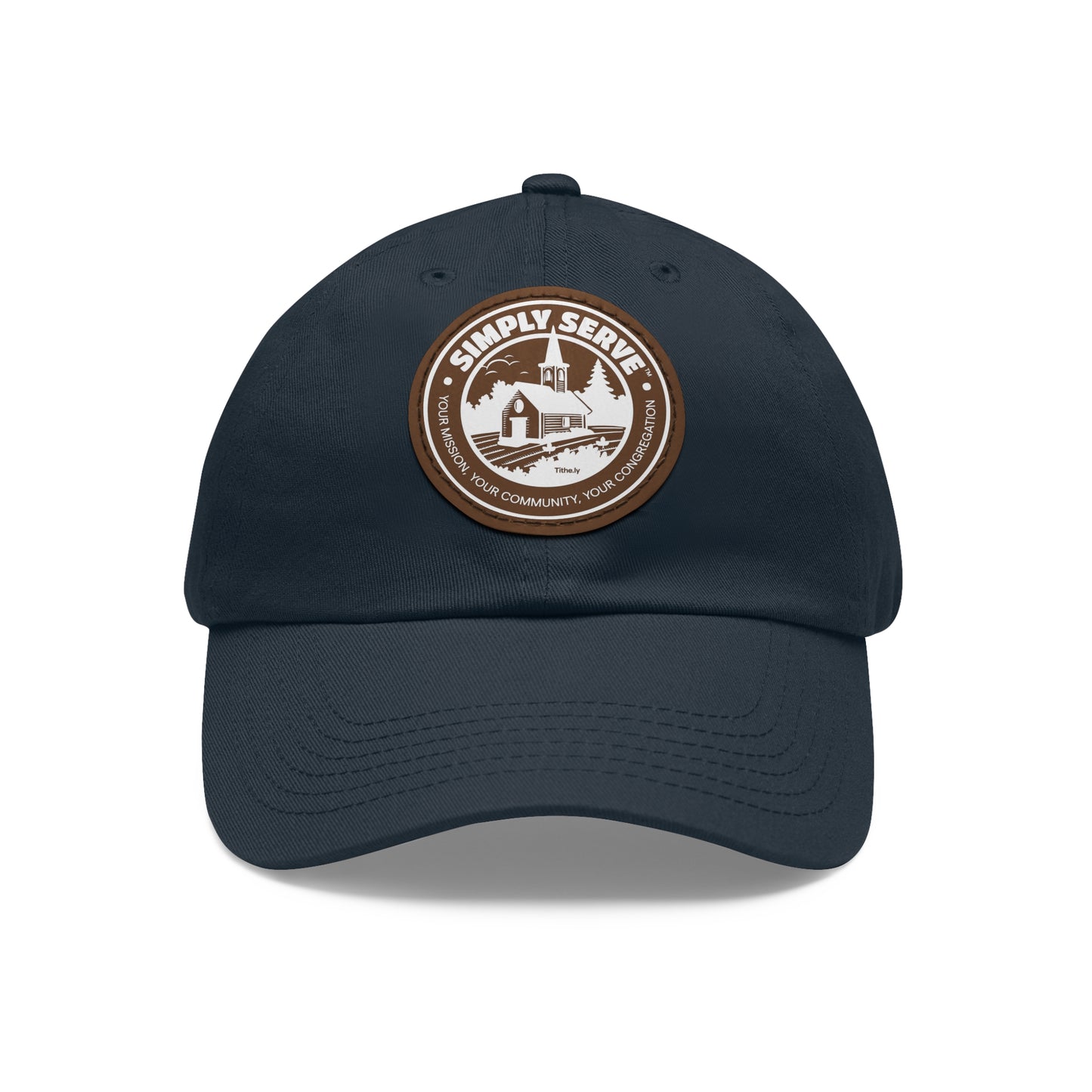Dad Hat with Leather Patch