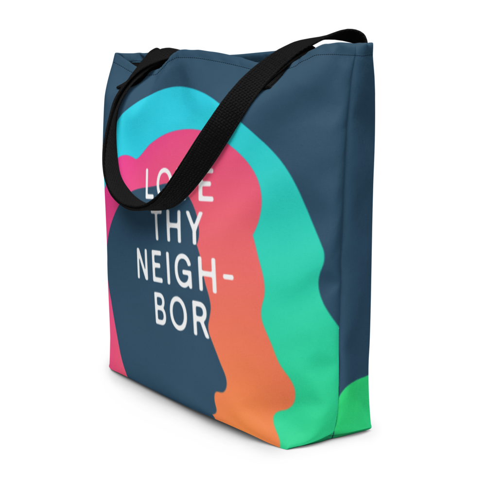 Tithely "Love Thy Neighbor" Beach Bag