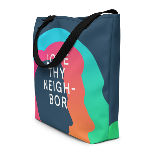 Tithely "Love Thy Neighbor" Beach Bag