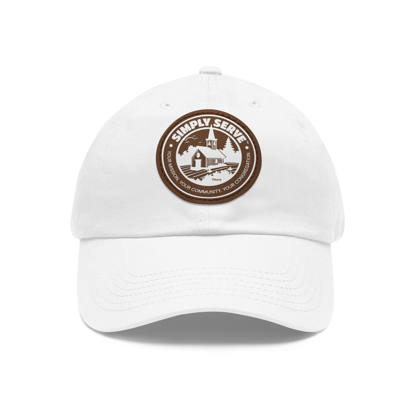 Dad Hat with Leather Patch