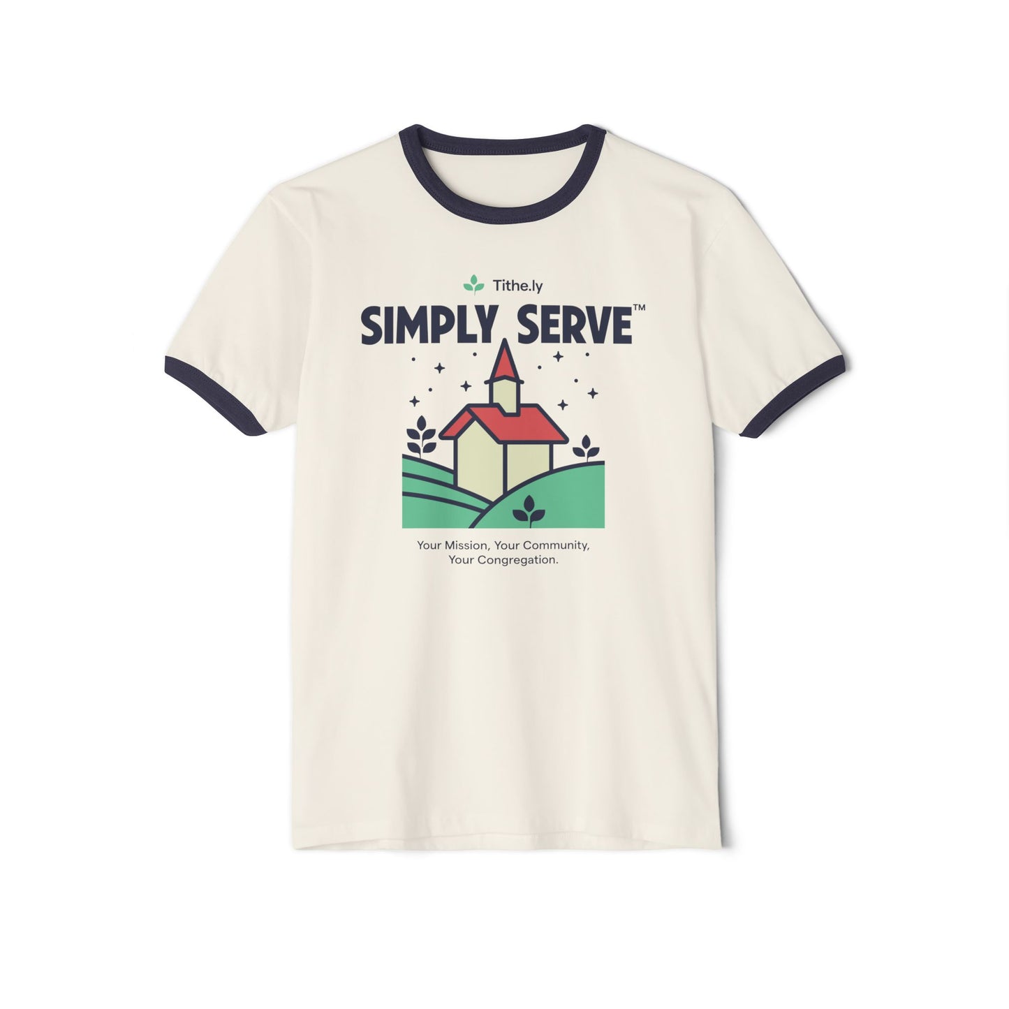 Simply Serve Ringer T-Shirt