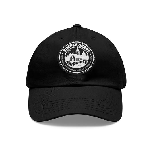 Dad Hat with Leather Patch