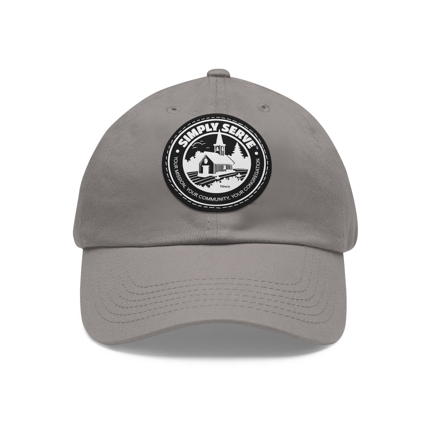 Dad Hat with Leather Patch