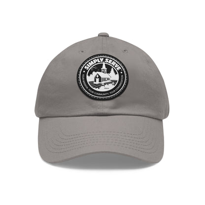 Dad Hat with Leather Patch