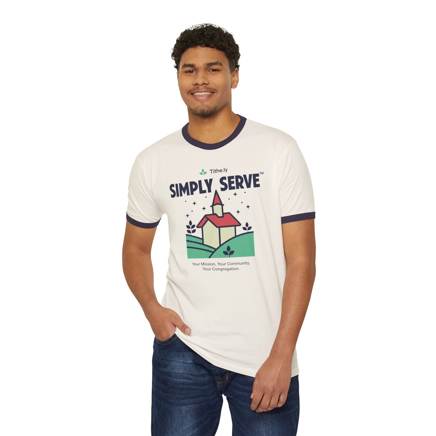 Simply Serve Ringer T-Shirt