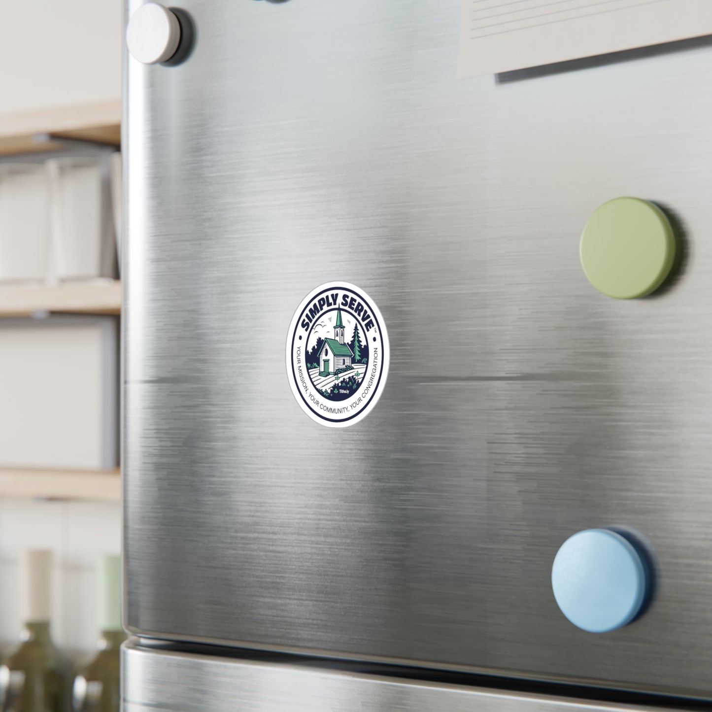 Simply Serve Vinyl Sticker