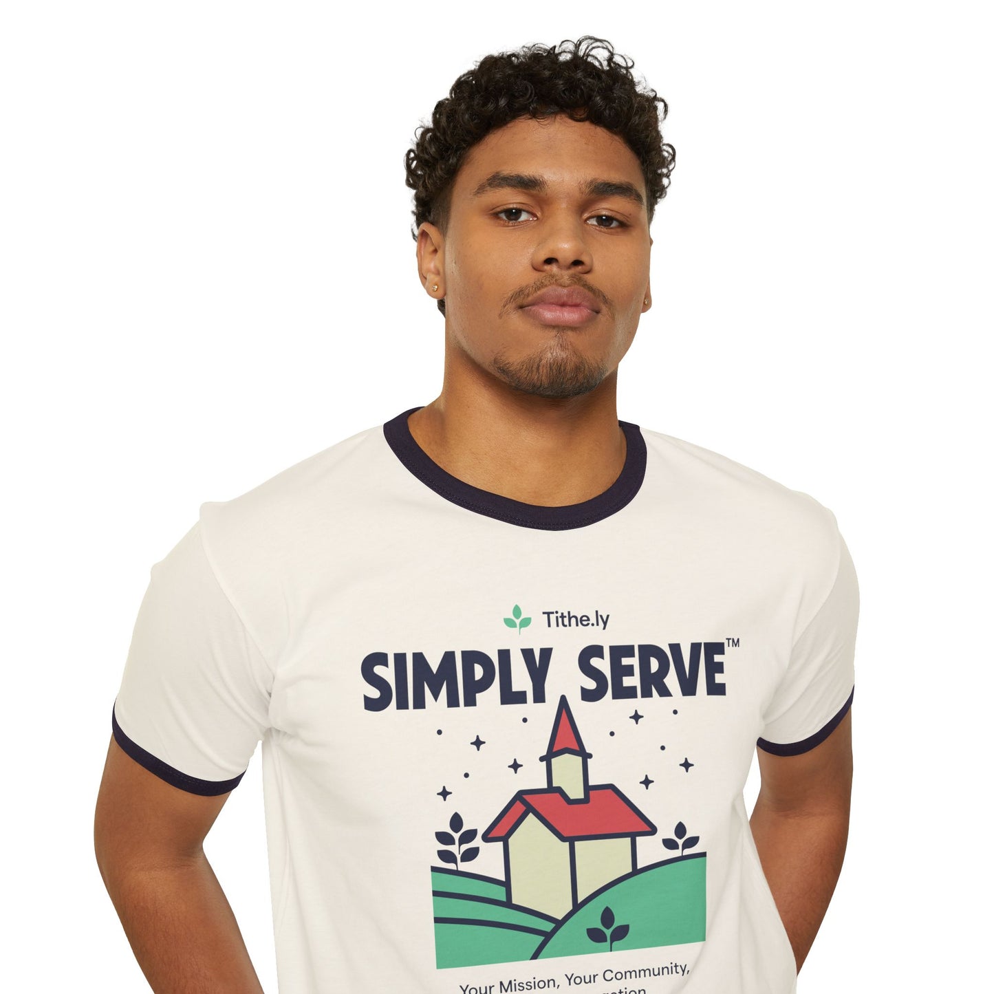 Simply Serve Ringer T-Shirt