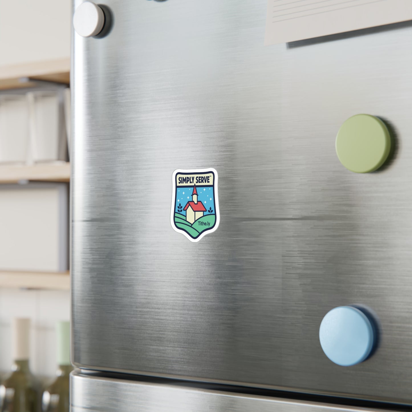Simply Serve Vinyl Sticker