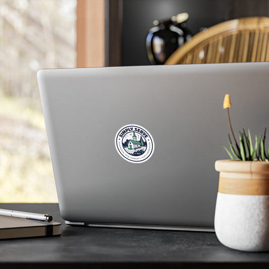 Simply Serve Vinyl Sticker