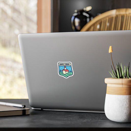 Simply Serve Vinyl Sticker