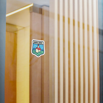 Simply Serve Vinyl Sticker