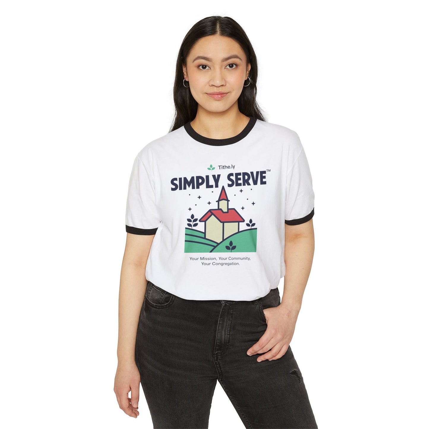 Simply Serve Ringer T-Shirt
