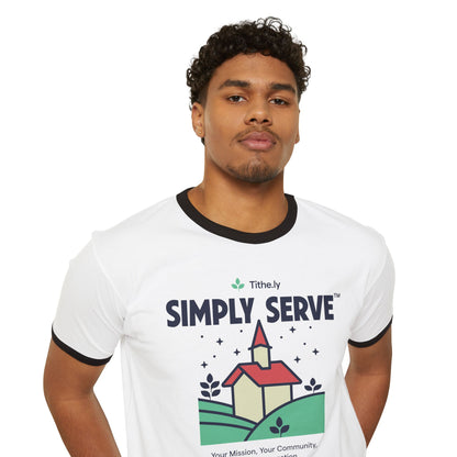 Simply Serve Ringer T-Shirt