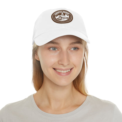 Dad Hat with Leather Patch