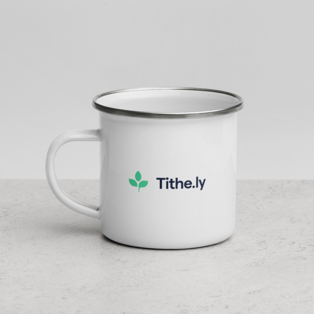 Tithely Enamel Mug