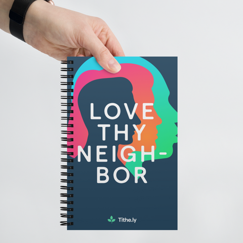 Love Thy Neighbor Spiral Notebook